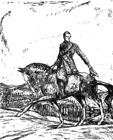 Don Juan de Borbón a caballo