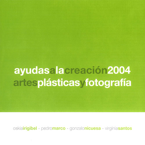 Ayudas a la creación 2004. Catalogos museo Gustavo de Maeztu