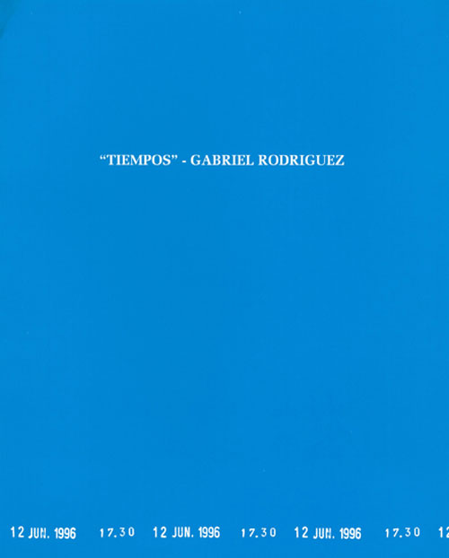 Gabriel Rodríguez - Tiempos. Catálogos museo Gustavo de Maeztu